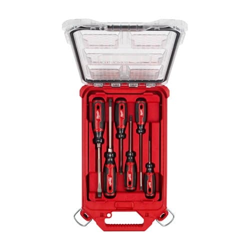 6pc Cushion Grip Screwdriver Set (USA) w/ PACKOUT Low-Profile Organizer